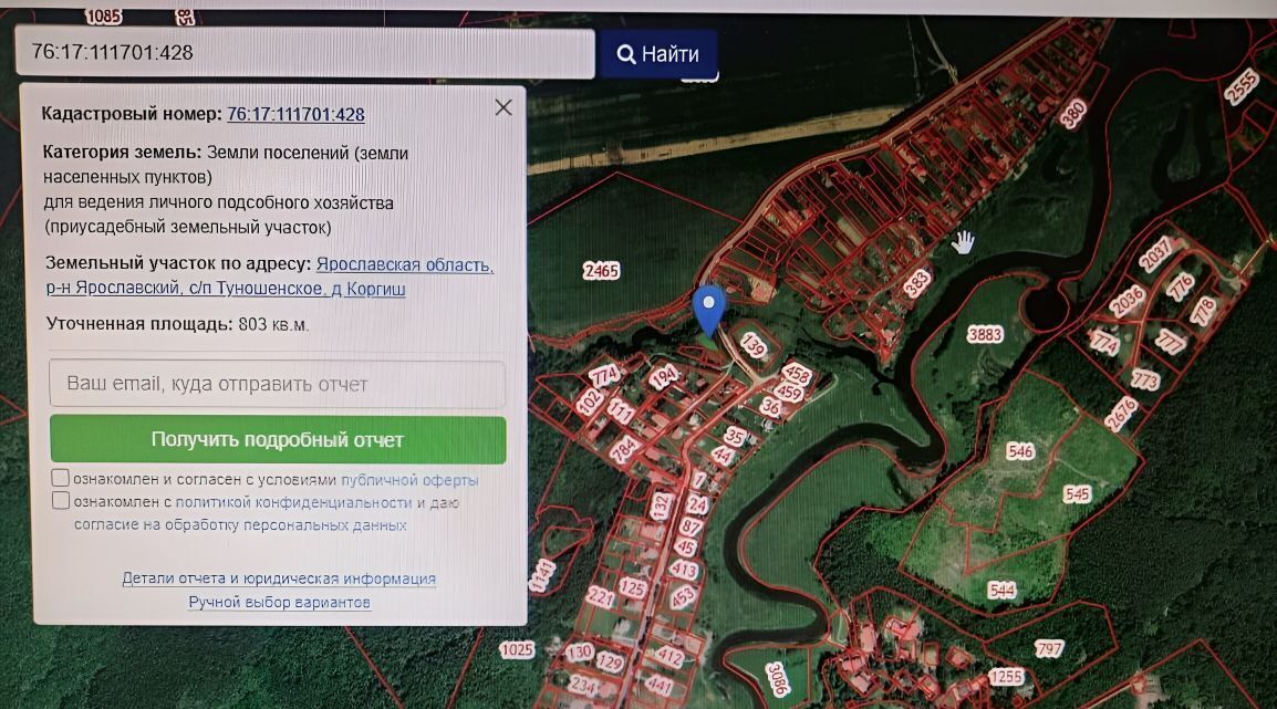 земля р-н Ярославский д Коргиш ул Лесная Туношенское с/пос фото 2