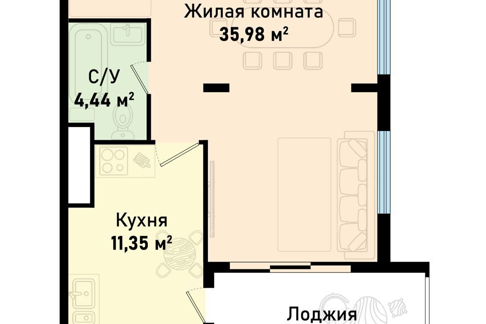 квартира р-н Черноморский пгт Черноморское ул Евпаторийская 12а фото 1