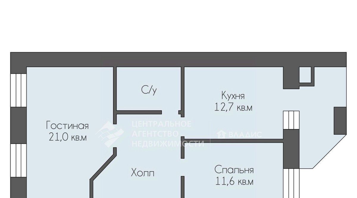 квартира г Рязань р-н Железнодорожный ш Михайловское 234к/1 фото 16