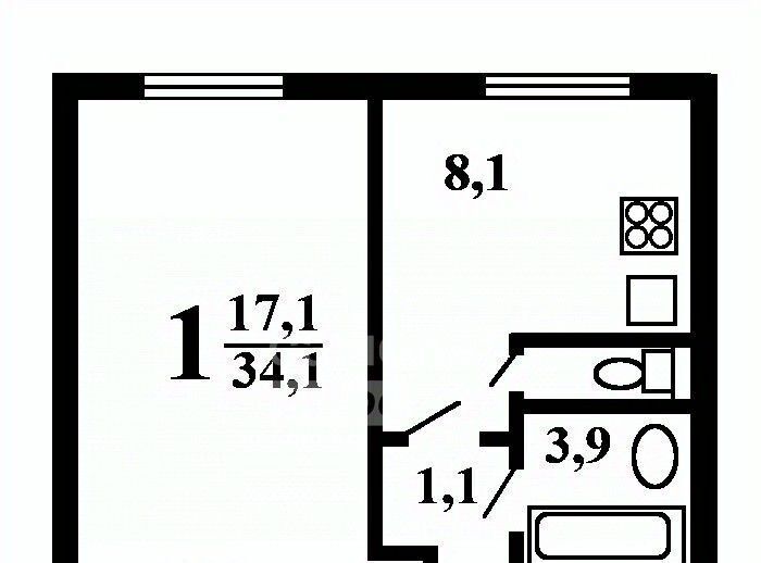 квартира г Москва Зюзино ул Болотниковская 42к/1 фото 2