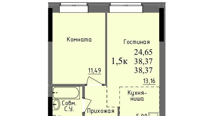 квартира г Ижевск р-н Первомайский проезд Ключевой 23а Поселок фото 1