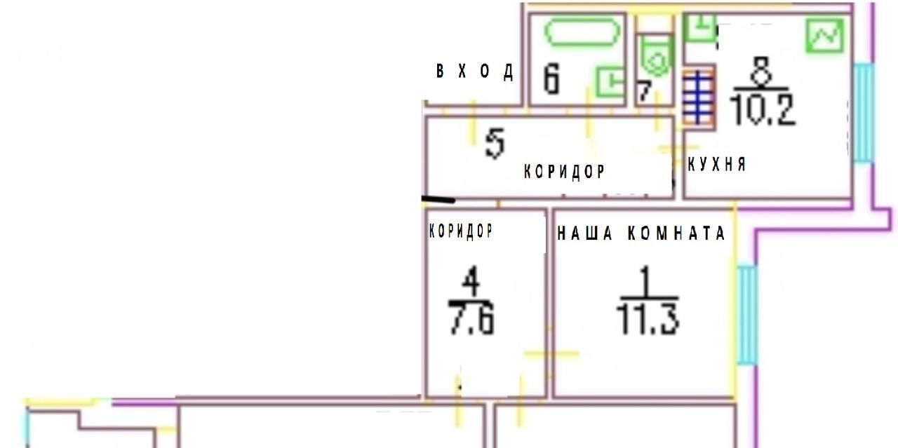 комната г Москва метро Аннино ш Варшавское 154к/1 фото 9