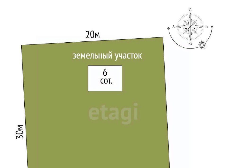 земля р-н Ленинский с Калиновка снт тер.СВТ-3 Акташ ул Лесная Калиновское с/пос фото 2