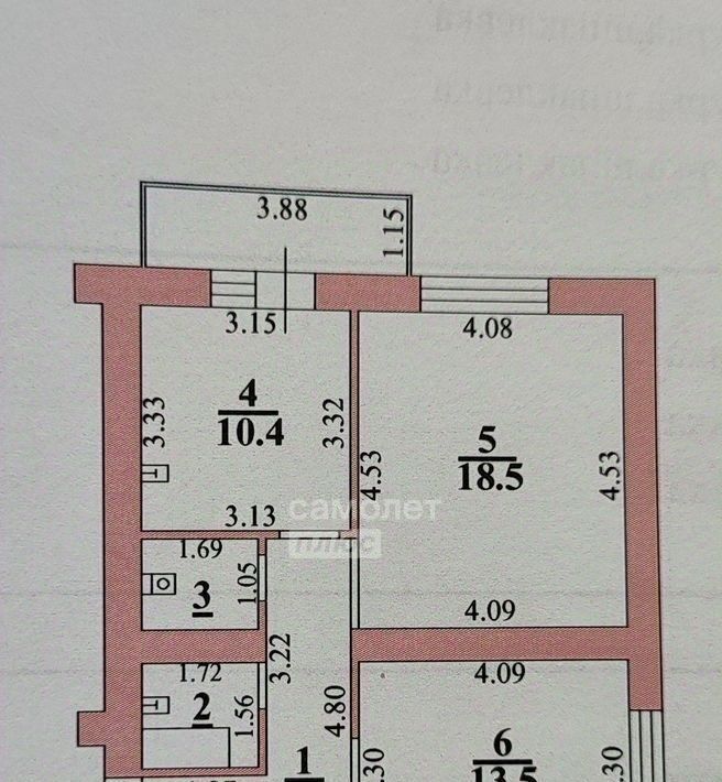 квартира г Липецк р-н Октябрьский ул Мистюкова А.П. 2 фото 2