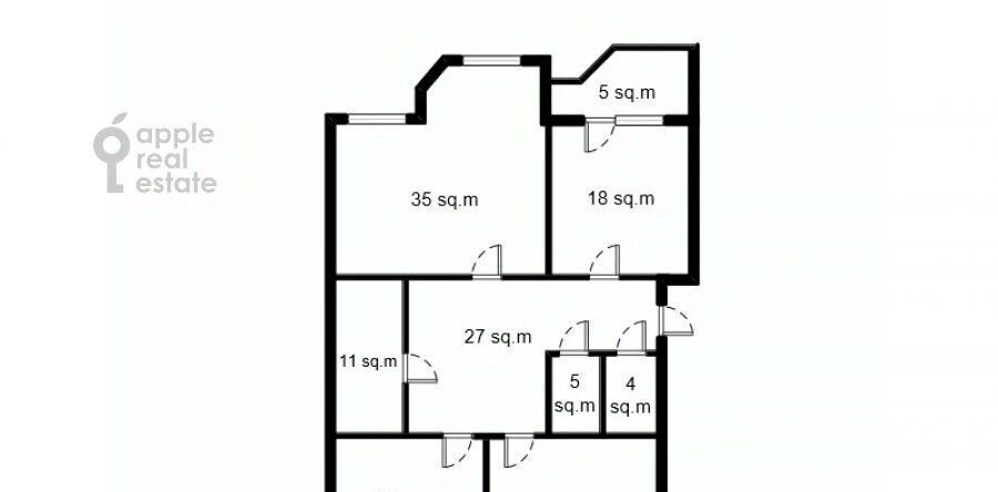 квартира г Москва метро Университет пр-кт Ломоносовский 25к/5 муниципальный округ Раменки фото 2