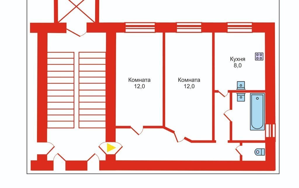 квартира г Санкт-Петербург метро Приморская ул Железноводская 14 округ Остров Декабристов фото 17