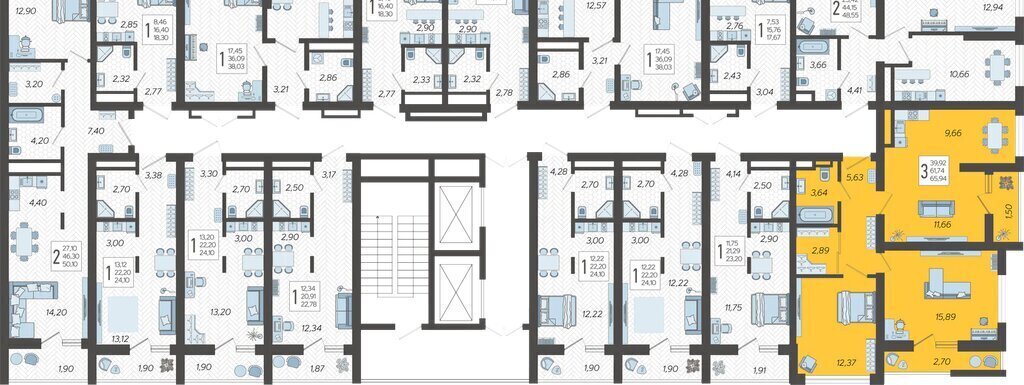 квартира г Сочи р-н Хостинский ЖК «Кислород» 9 Хостинский район фото 2