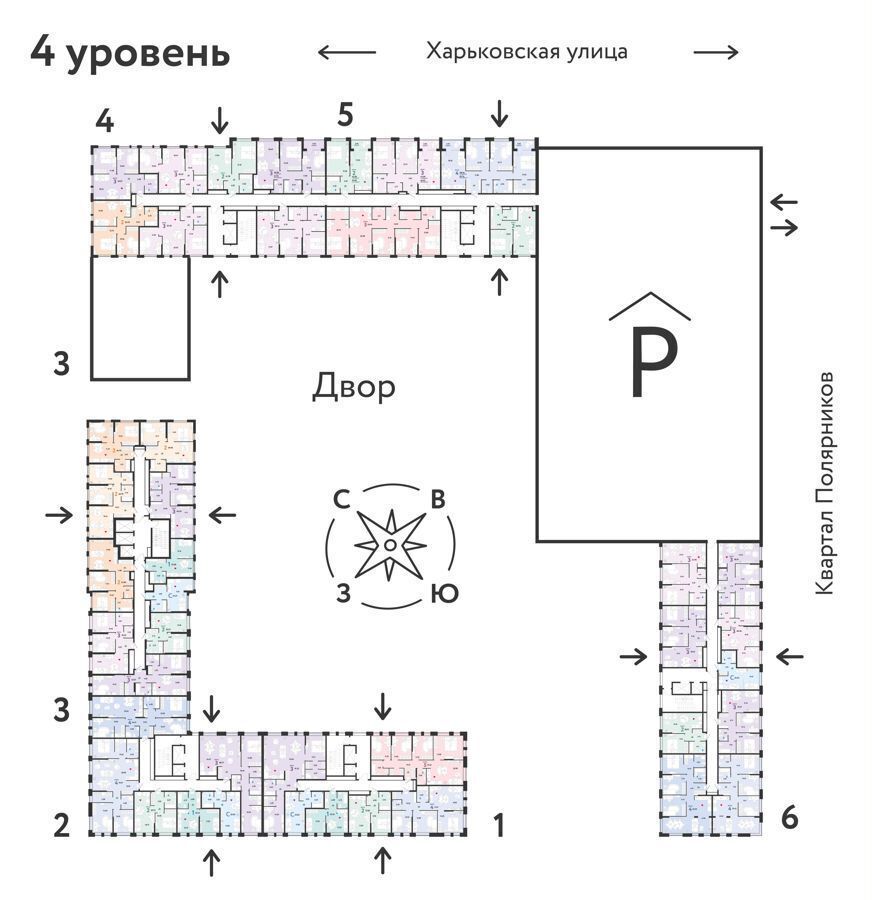 квартира г Тюмень р-н Ленинский ул Харьковская 72а ЖК «Сердце Сибири» Ленинский административный округ фото 11