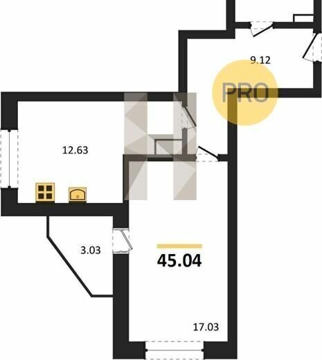 квартира г Владимир р-н Октябрьский ул Лакина 2б фото 3