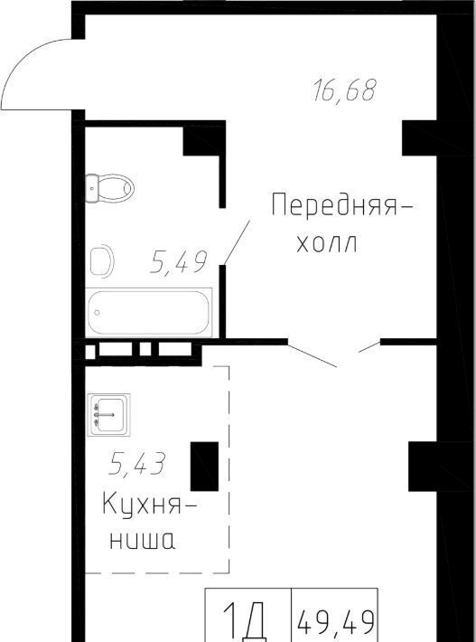 квартира г Владивосток р-н Советский ул Мусоргского 74к/1 фото 1