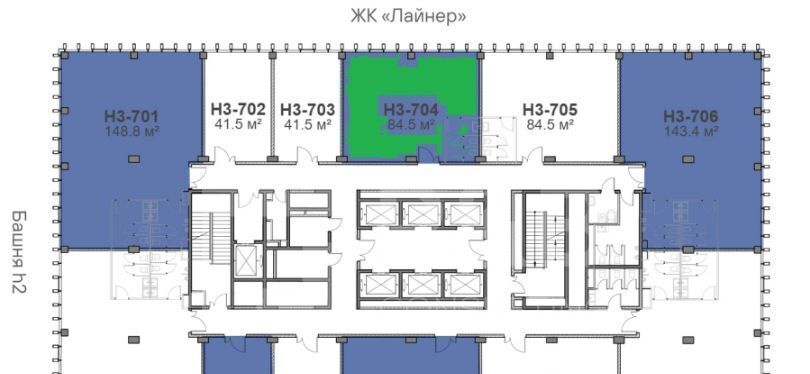 офис г Москва метро ЦСКА б-р Ходынский 6с/2 фото 11