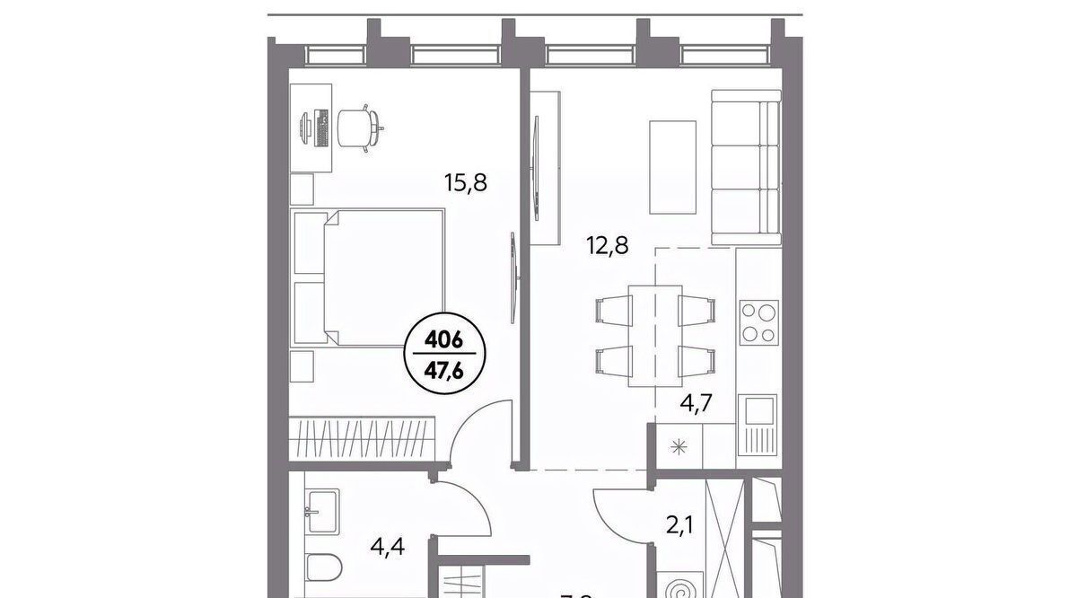 квартира г Москва метро Бауманская Бауманка ул Фридриха Энгельса 56с/9 фото 1