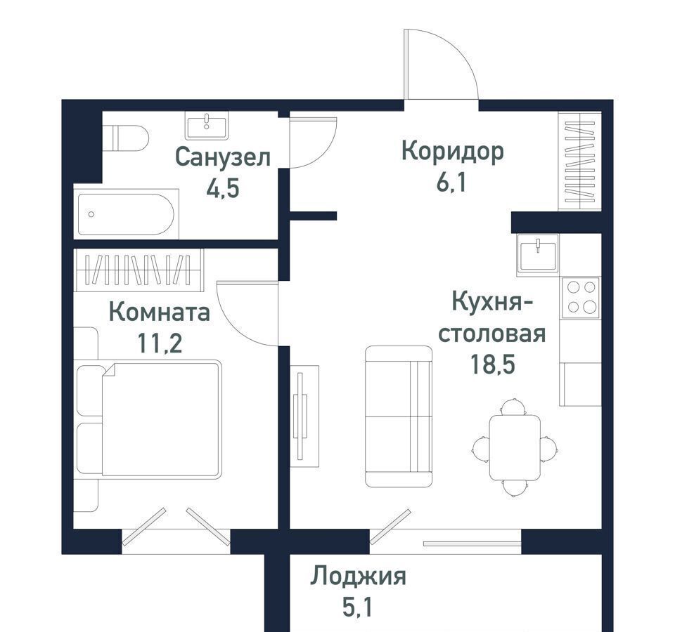 квартира р-н Сосновский п Терема д. 60, Челябинск фото 1