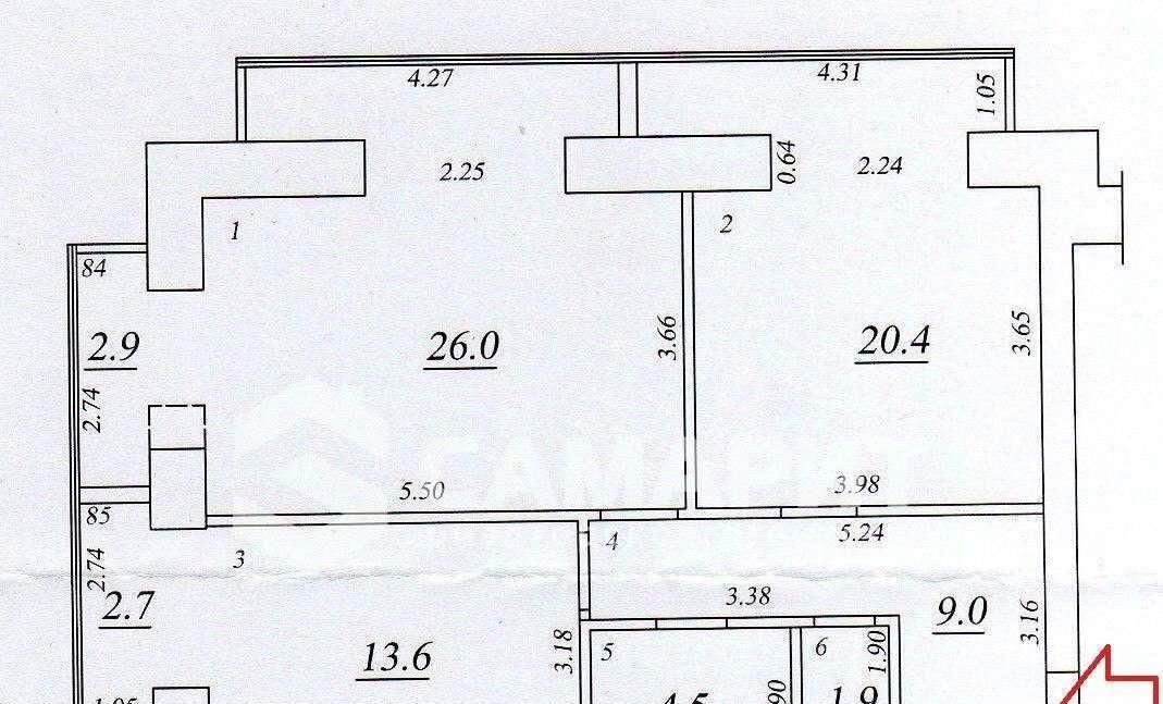 квартира г Самара р-н Промышленный Российская ул Шверника 15 фото 14