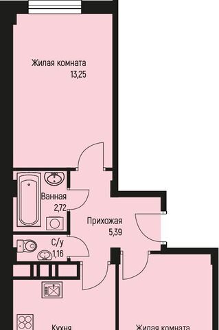 квартира Старобжегокайское с/пос, аул, Ритм жилой комплекс фото