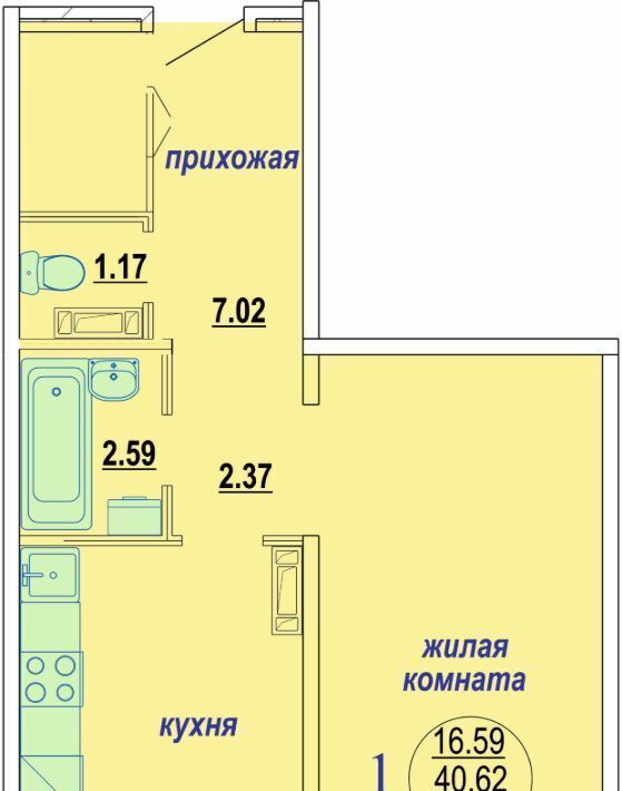 квартира г Новосибирск р-н Кировский Студенческая ул Виктора Шевелева 18 фото 16