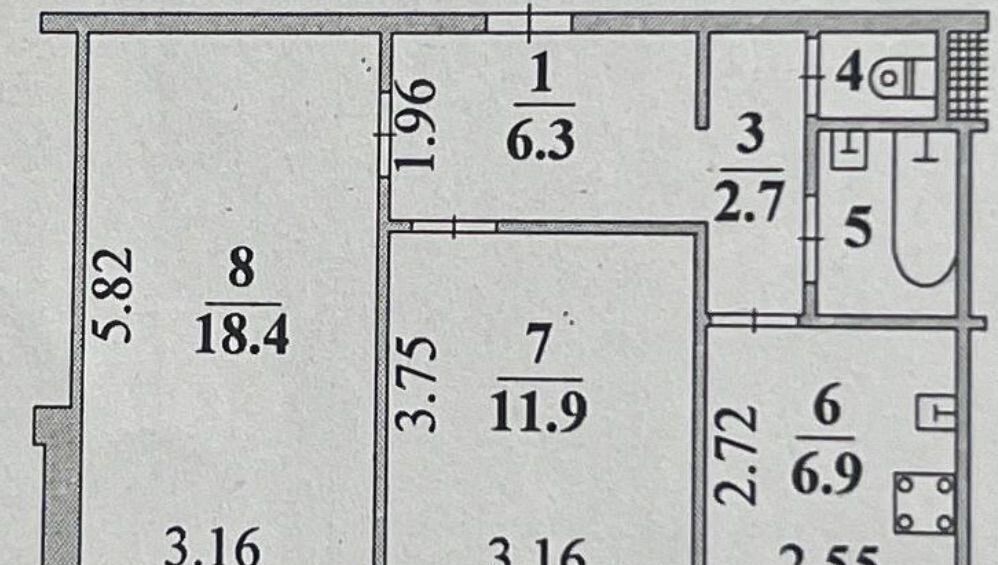 квартира г Липецк р-н Октябрьский б-р Сергея Есенина 4 фото 1