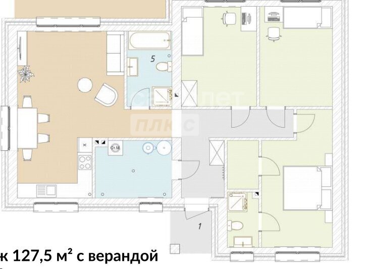 дом р-н Томский днп Слобода Вольная б-р Воскресенский фото 10