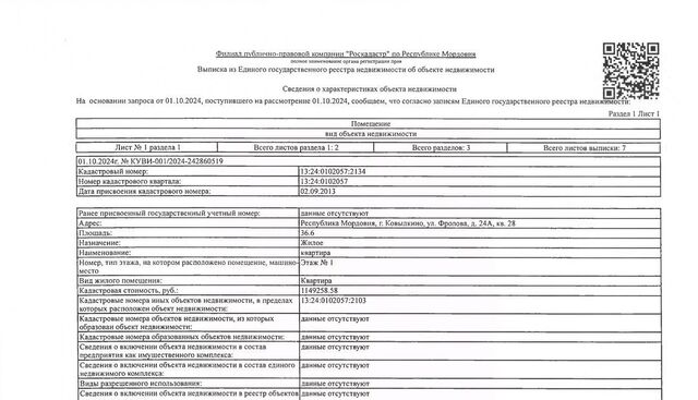 г Ковылкино ул Фролова 24а городское поселение Ковылкино фото