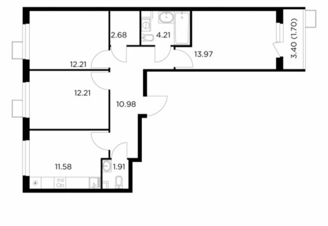 микрорайон Новое, к 23, Медведково фото