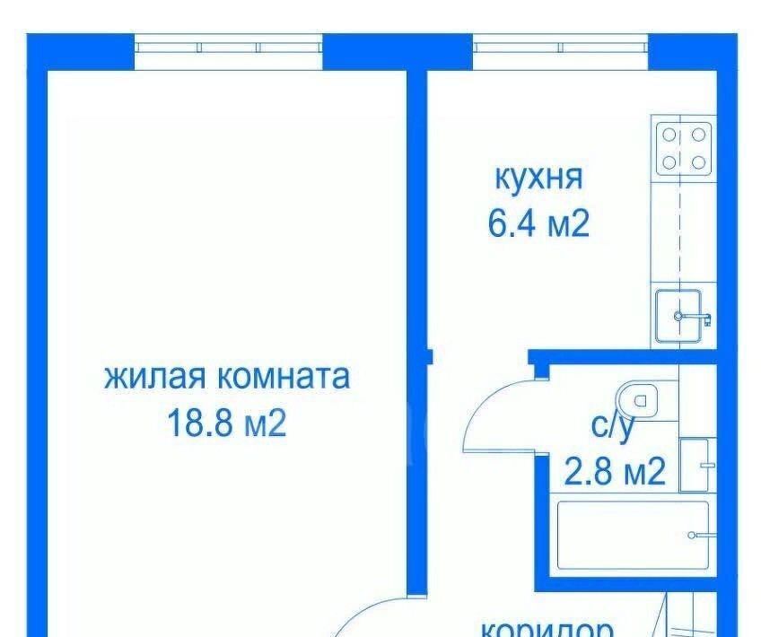 квартира г Москва метро Пражская проезд Востряковский 7к/2 муниципальный округ Бирюлёво Западное фото 2