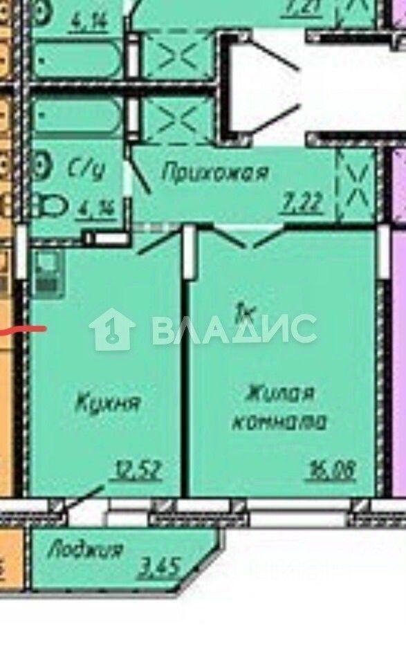 квартира г Новосибирск р-н Октябрьский ул Обская 82 фото 2