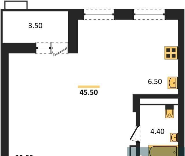 квартира г Воронеж р-н Железнодорожный ул Остужева 52/5 ЖК «Ключи CLUB» фото 1