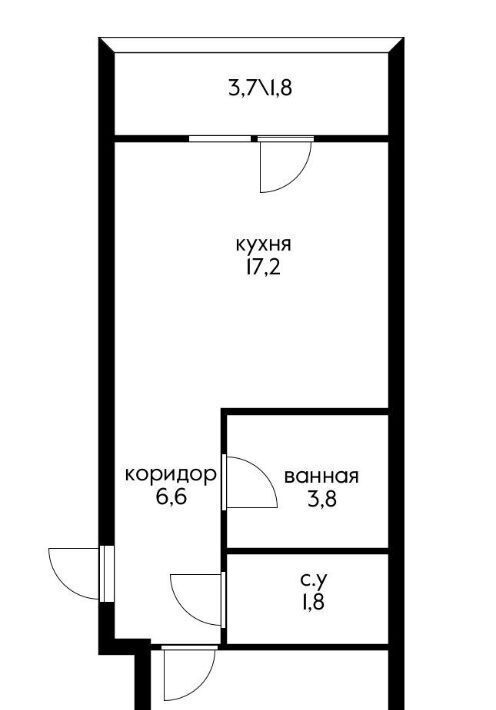 квартира г Краснодар р-н Прикубанский ул Питерская 40к/3 фото 1