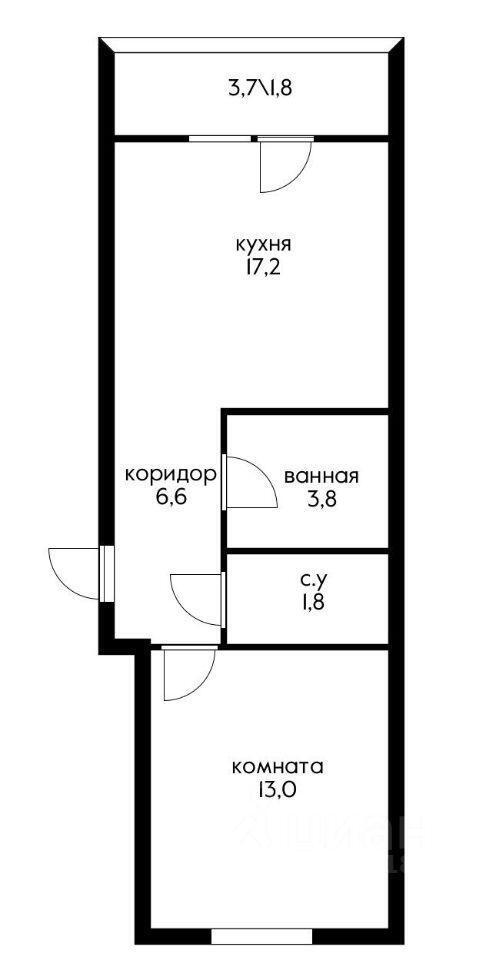 квартира г Краснодар р-н Прикубанский ул Питерская 40/1 ЖК Новелла фото 1