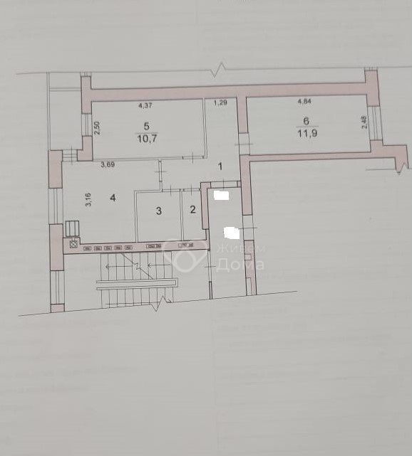 квартира г Волгоград р-н Советский ул 35-й Гвардейской 50 фото 24