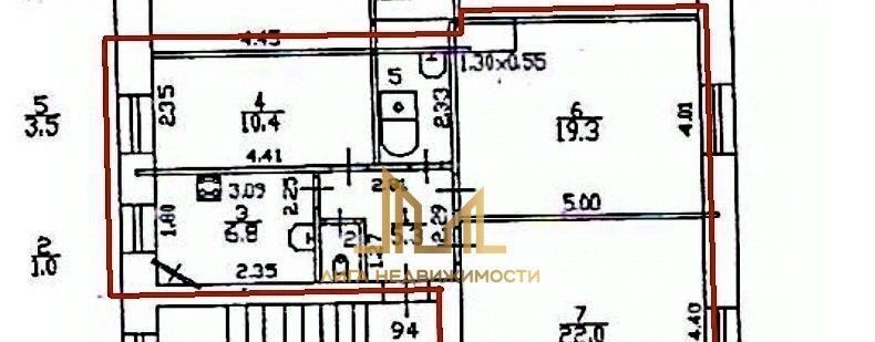 квартира г Санкт-Петербург метро Площадь Александра Невского Пески пр-кт Невский 150 округ Смольнинское фото 2