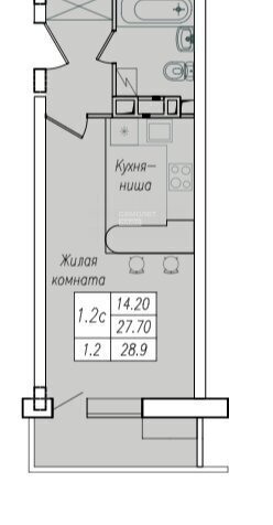 квартира г Курск р-н Сеймский ул Энгельса 156 фото 10