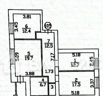 квартира г Владимир р-н Октябрьский ул Никитина 7 фото 2