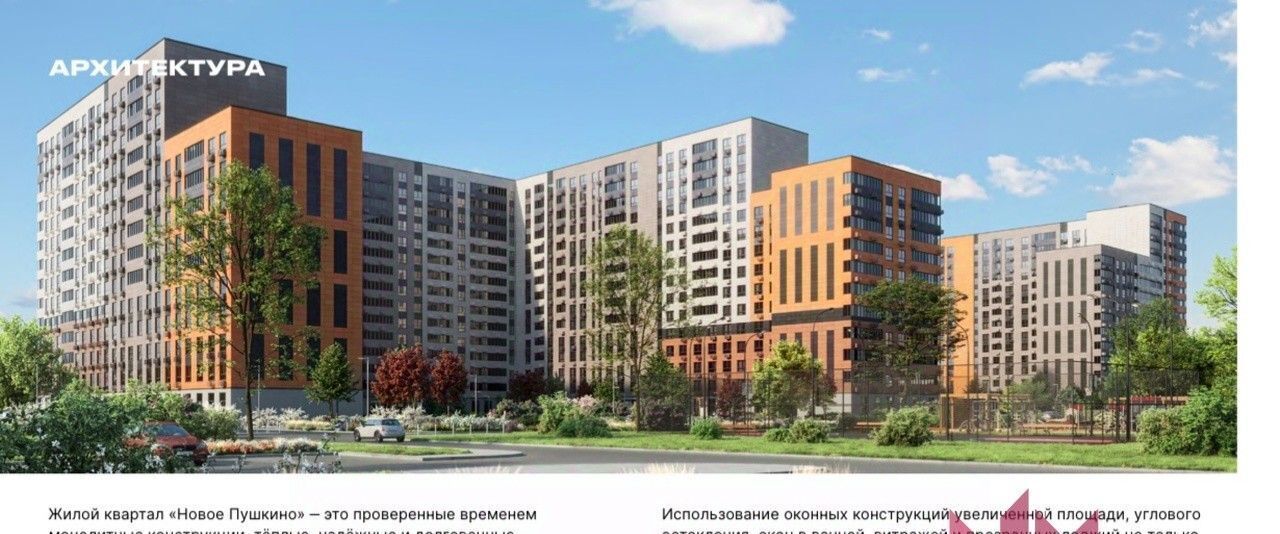 квартира г Пушкино ЖК Новое Пушкино к 27, Медведково фото 15