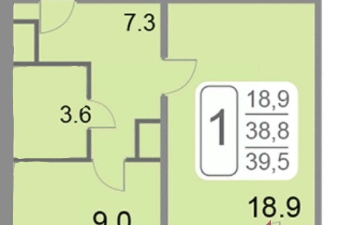 квартира г Москва метро Стахановская проезд Грайвороновский 2-й 38к/1 ЖК «Кварталы 21/19» муниципальный округ Рязанский фото 2