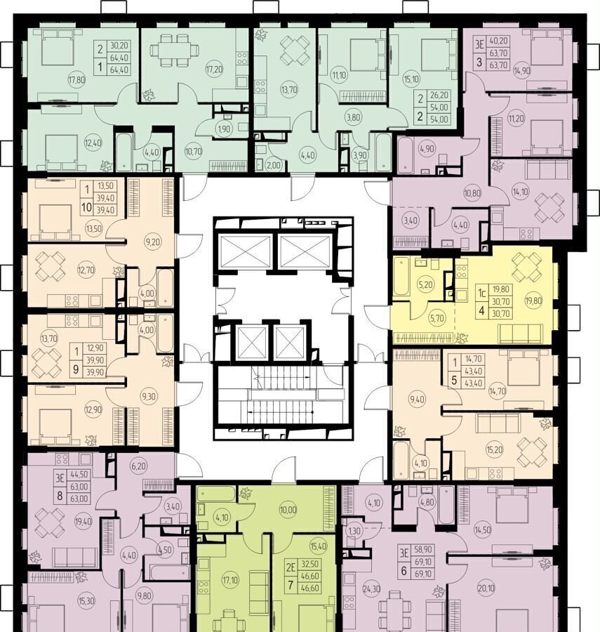 квартира г Пушкино микрорайон Инессы Арманд ш Ярославское 2 фото 2