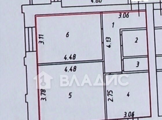 квартира г Владимир р-н Ленинский ул Диктора Левитана 48 фото 2