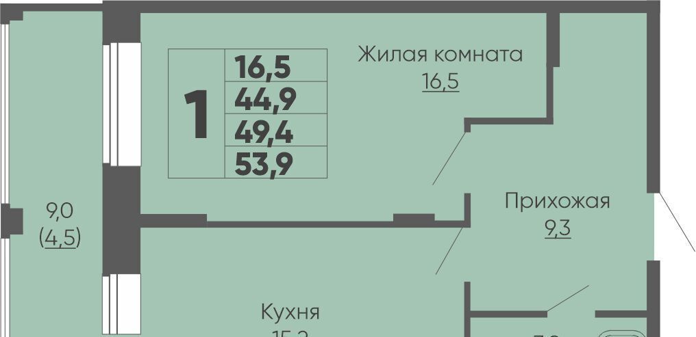 квартира г Чебоксары р-н Московский ул Академика РАН Х.М.Миначева 14 фото 1