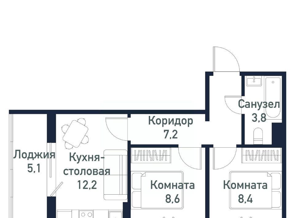 квартира р-н Сосновский п Пригородный ул Ласковая 5 Кременкульское с/пос фото 1