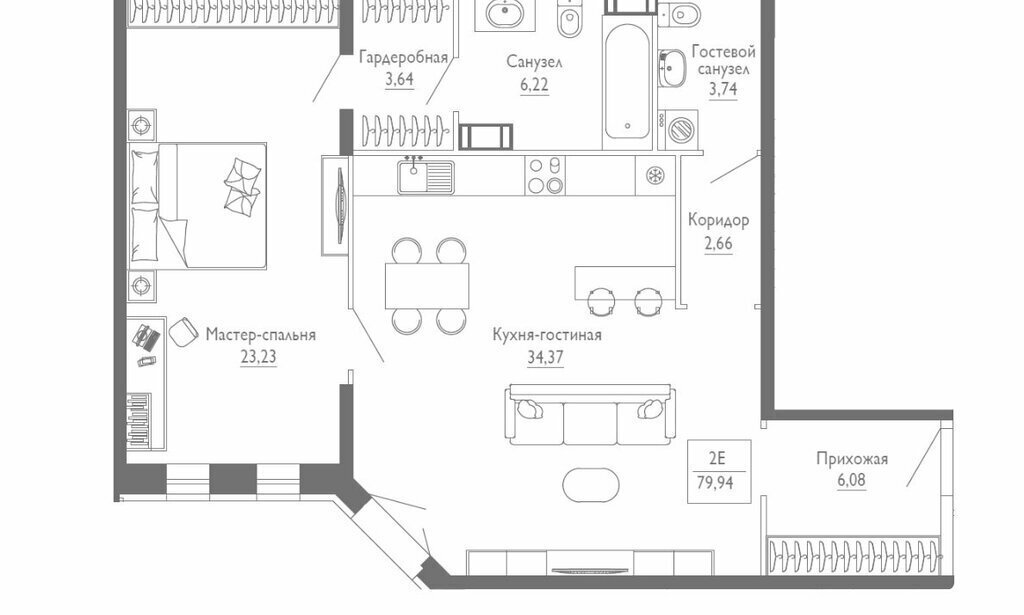 квартира г Санкт-Петербург метро Василеостровская ул 11-я линия 56 клубный дом Monodom Line Васильевского острова фото 1