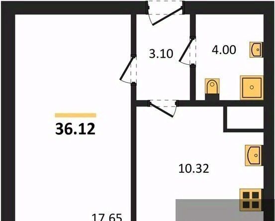 квартира г Воронеж р-н Левобережный ул Цимлянская 10д ЖК «Ю» фото 1