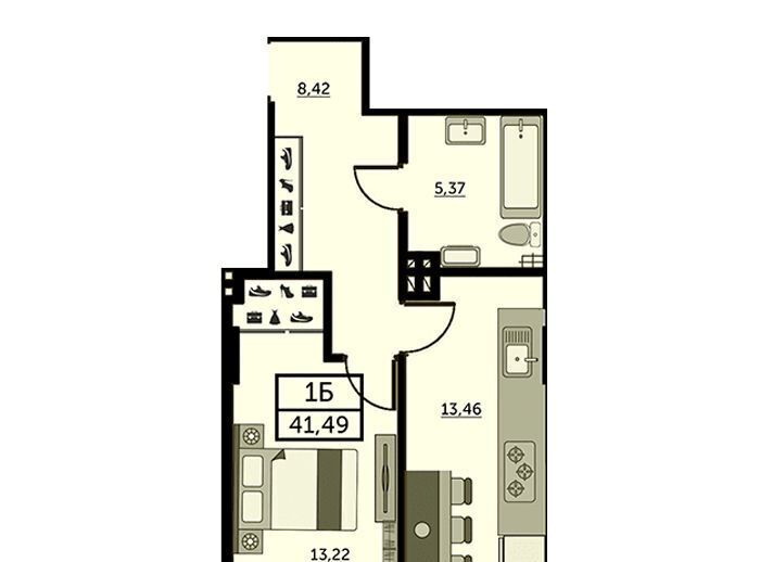 квартира г Ростов-на-Дону р-н Кировский ул Красноармейская 157в/83с 3 фото 1