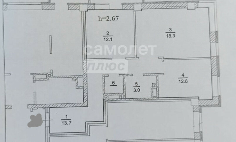 квартира г Челябинск р-н Курчатовский пр-кт Комсомольский 140 ЖК «Крылья» фото 14