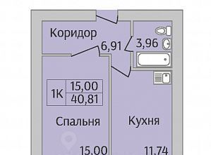 квартира г Новосибирск метро Площадь Гарина-Михайловского ул Юности 7 фото 1