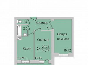 квартира г Новосибирск метро Площадь Гарина-Михайловского р-н Ленинский ул Юности 7 микрорайон «Дивногорский» фото 1