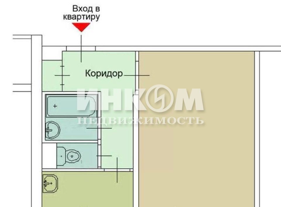 квартира г Москва метро Новоясеневская б-р Литовский 15к/5 муниципальный округ Ясенево фото 10