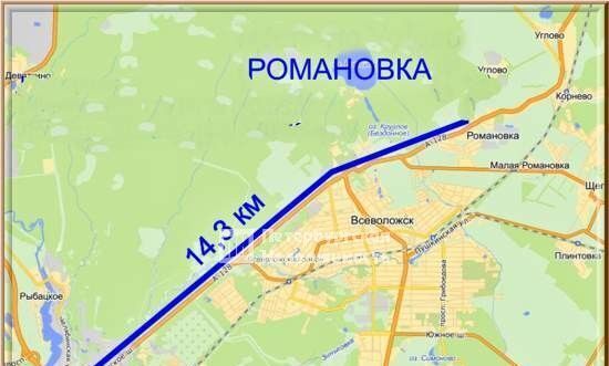 квартира р-н Всеволожский п Романовка проезд Гаражный 14к/1 Романовское с/пос, Ладожская фото 19