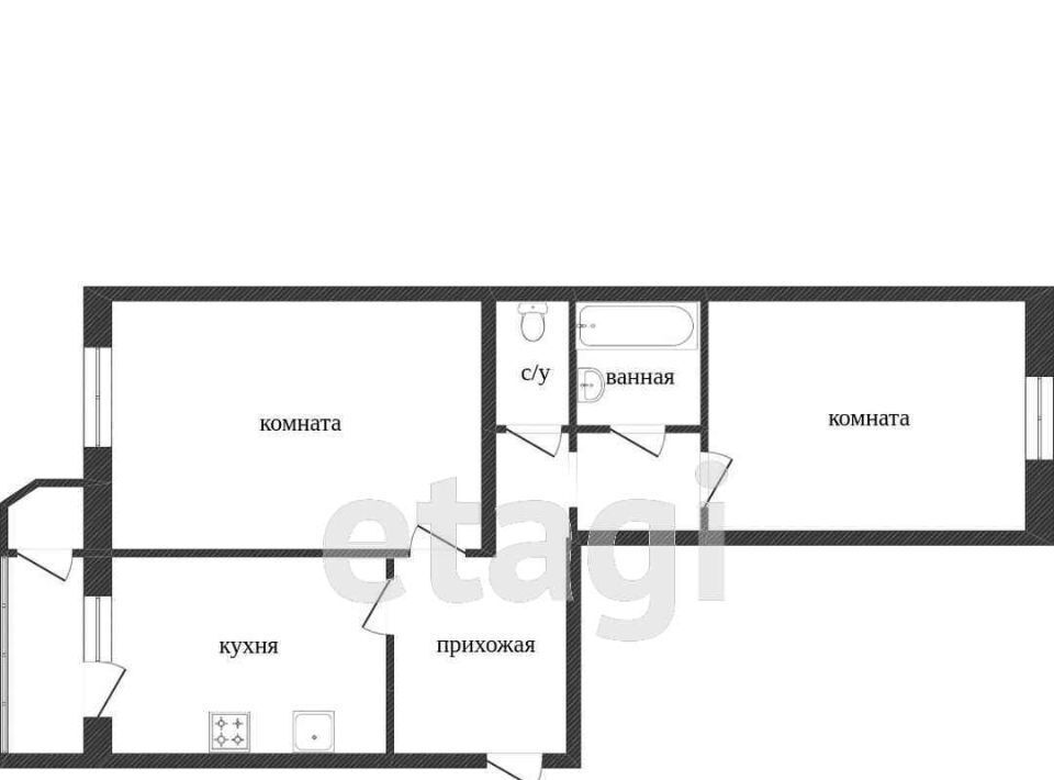 квартира г Сургут наб Ивана Кайдалова 28 24-й фото 3