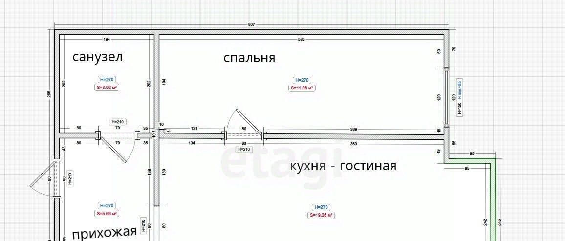 квартира г Владивосток р-н Ленинский б-р Зеленый 25 ЖК «Зеленый бульвар» Бульвар фото 41