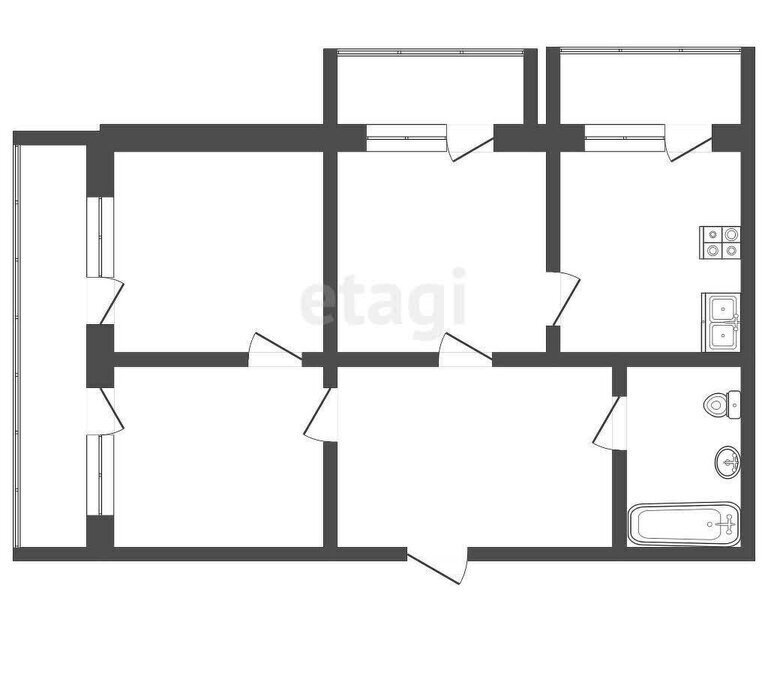 квартира г Железноводск ул Космонавтов 28 фото 13